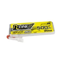 Tattu R-Line 1S 3.7V 500mAh 95C LiPo Whoop/Micro Battery - PH2.0 -Emax Shop 1s 500 95c rline1