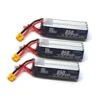 3 PACK Of RDQ Series 15.2V 4S 850mAh 60C LiHV Whoop/Micro Battery (Long Type) - XT30 -Emax Shop 3 pack 850 4s long boye