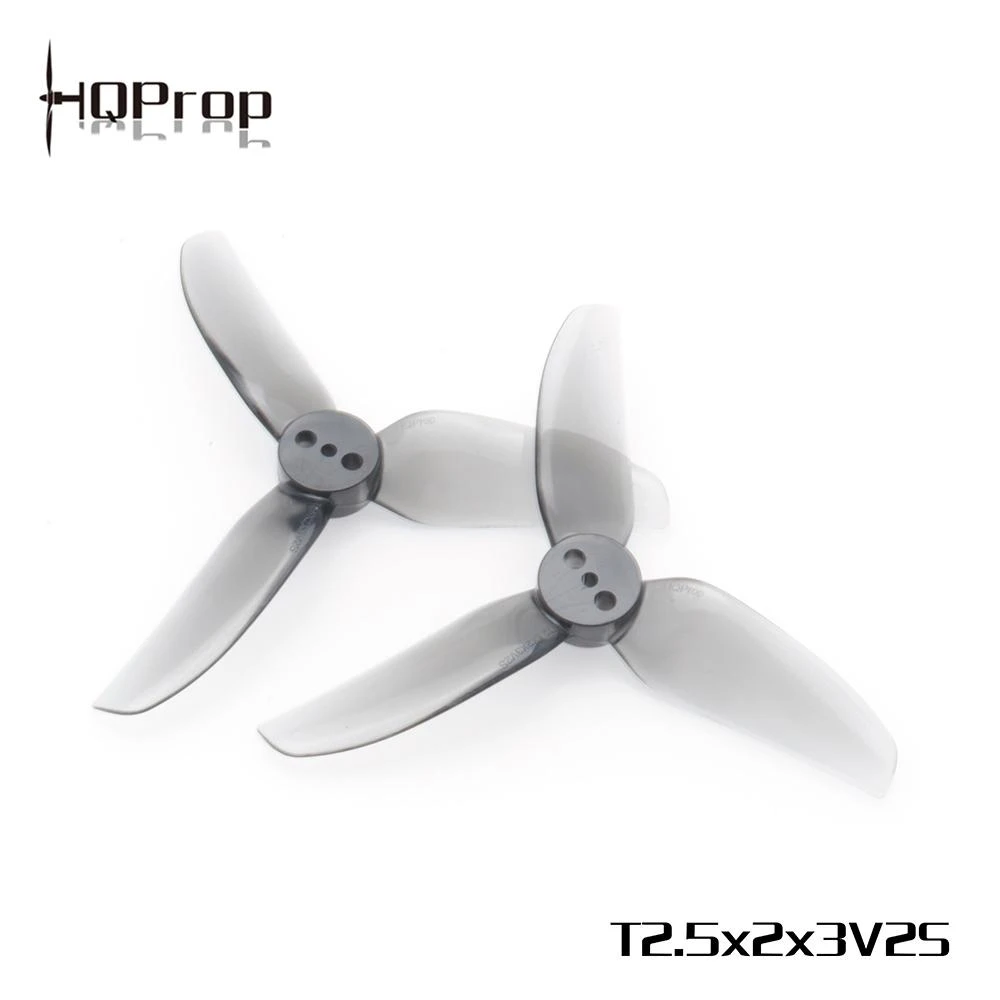 HQ Prop V2S T2.5x2x3 Durable Tri-Blade 2.5" Prop 4 Pack - Grey 3 HQ Prop V2S T2.5x2x3 Durable Tri-Blade 2.5" Prop 4 Pack - Grey