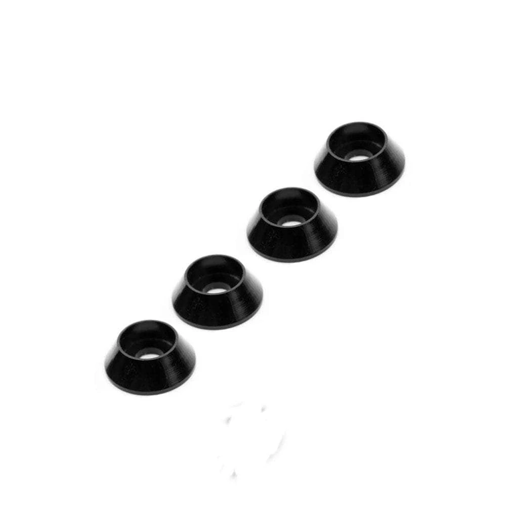 ImpulseRC M3 Aluminum Cone Washer 4 Pack - Black 3 ImpulseRC M3 Aluminum Cone Washer 4 Pack - Black