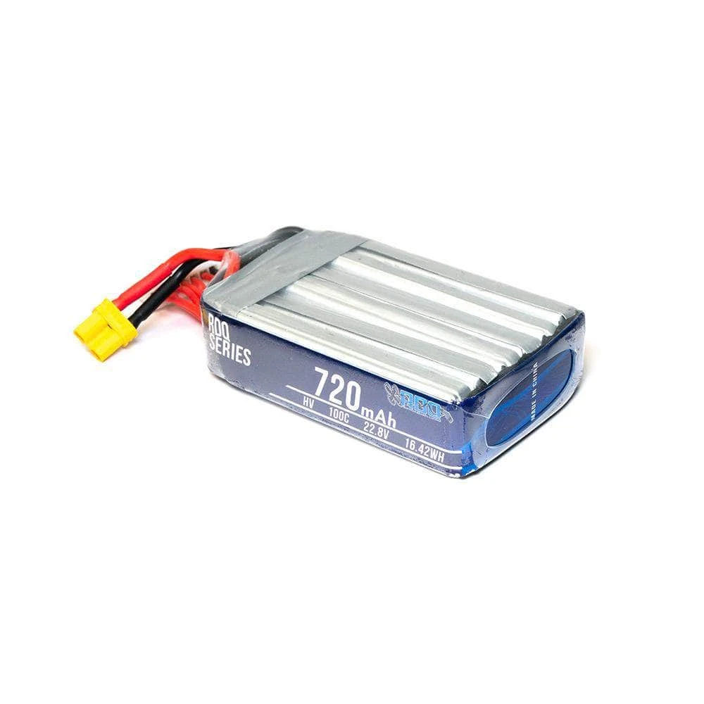 RDQ Series 22.8V 6S 720mAh 100C LiHV Whoop/Micro Battery - XT30 3 RDQ Series 22.8V 6S 720mAh 100C LiHV Whoop/Micro Battery - XT30