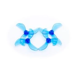 NewBeeDrone Azi Tri-Blade 31mm Micro/Whoop Prop 4 Pack (1mm Shaft) - Choose Your Color -Emax Shop Azi Tri Blue 1