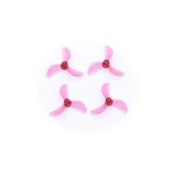 NewBeeDrone Azi Tri-Blade 31mm Micro/Whoop Prop 4 Pack (1mm Shaft) - Choose Your Color -Emax Shop Azi Tri Pink 1