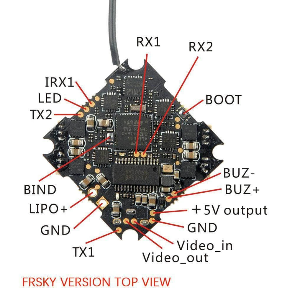 HappyModel CrazyBee F4 Pro V3 AIO Whoop Flight Controller For Larva, Sailfly, Mobula - FRSKY 8 HappyModel CrazyBee F4 Pro V3 AIO Whoop Flight Controller For Larva, Sailfly, Mobula - FRSKY - Image 6