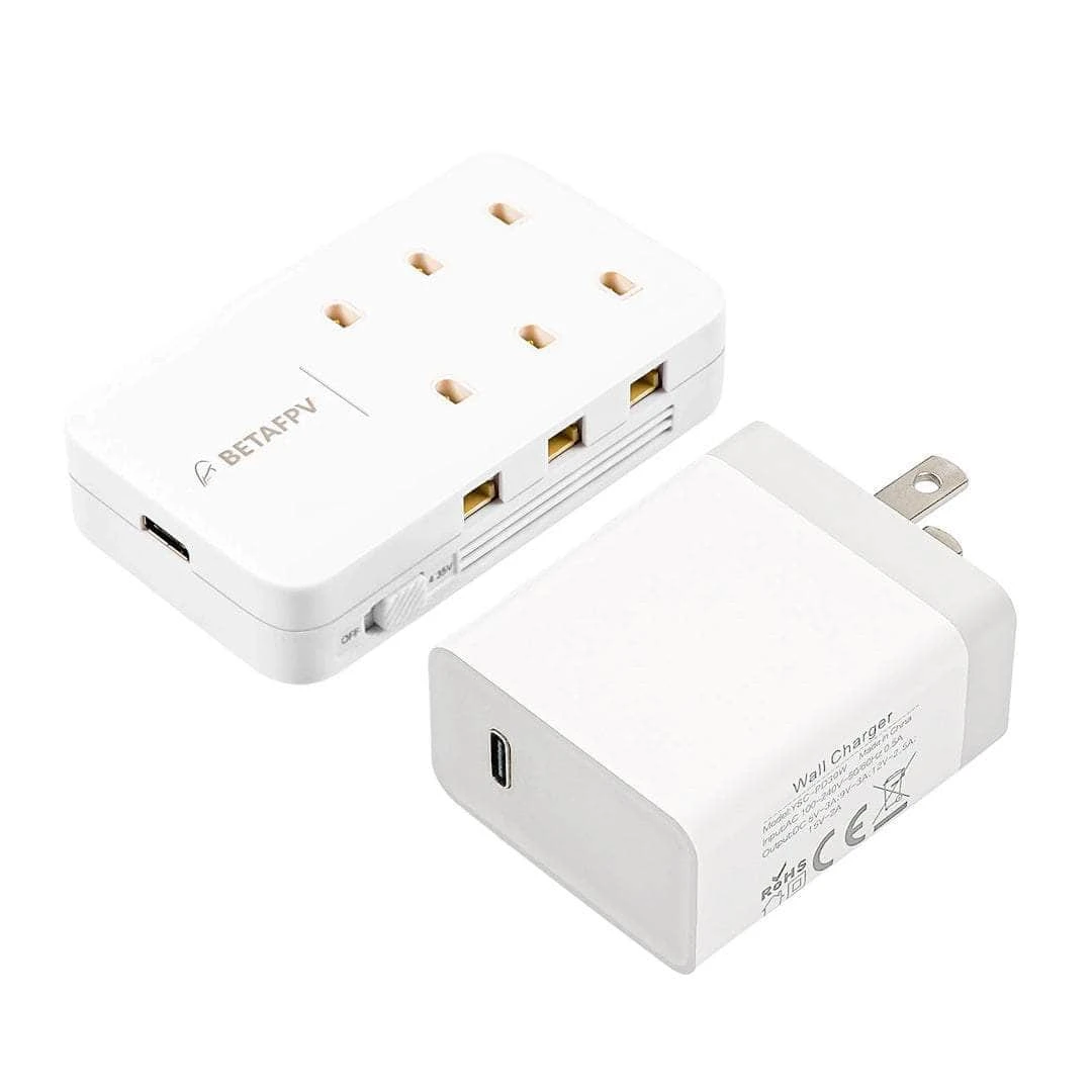 BetaFPV 6 Port 1S LiPo/LiHV Charger For BT2.0 & PH2.0 - Choose With Or Without AC Adapter 4 BetaFPV 6 Port 1S LiPo/LiHV Charger For BT2.0 & PH2.0 - Choose With Or Without AC Adapter - Image 2