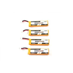 CNHL MiniStar 3.7V 1S 450mAh 70C LiHV Micro Battery (4 Pack) - PH2.0
