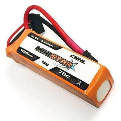 CNHL MiniStar 14.8V 4S 450mAh 70C LiPo Micro Battery - XT30 3 CNHL MiniStar 14.8V 4S 450mAh 70C LiPo Micro Battery - XT30