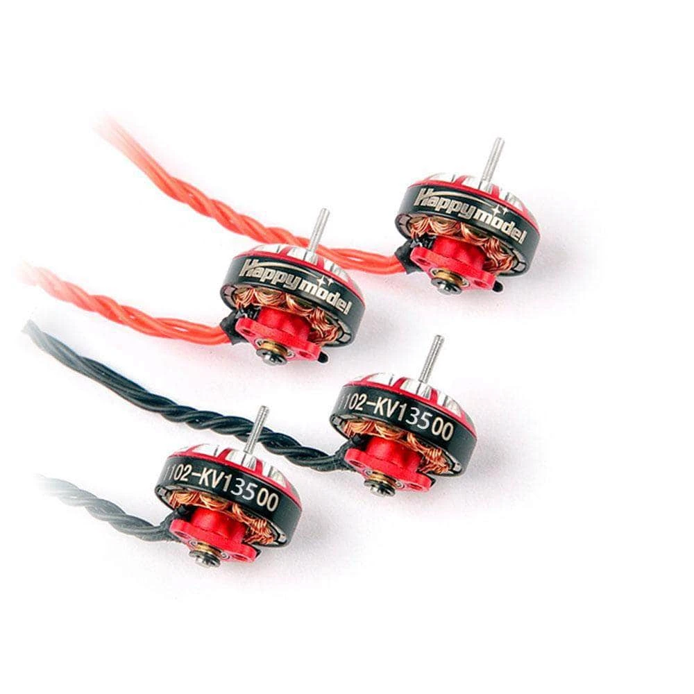 HappyModel EX1102 13500Kv (1.5mm Shaft) Whoop/Micro Motor 4 Pack For Mobula7 HD 3 HappyModel EX1102 13500Kv (1.5mm Shaft) Whoop/Micro Motor 4 Pack For Mobula7 HD