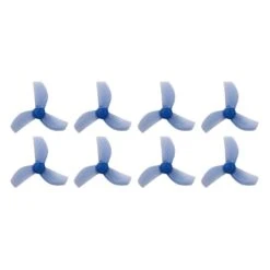Gemfan 35mm-3 Tri-Blade Micro/Whoop Prop 8 Pack (1mm Shaft) - Choose Your Color -Emax Shop gemfan 35mm 1.4 3 blade propeller 1mm shaft set of 8 clear blue