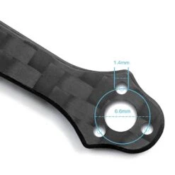 GEPRC Smart16 Nano 1.6" Micro Frame Kit -Emax Shop geprc smart 16 1.6 nano freestyle drone frame kit dimensions arm