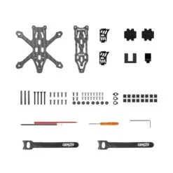 GEPRC Smart16 Nano 1.6" Micro Frame Kit -Emax Shop geprc smart 16 1.6 nano freestyle drone frame kit incudes