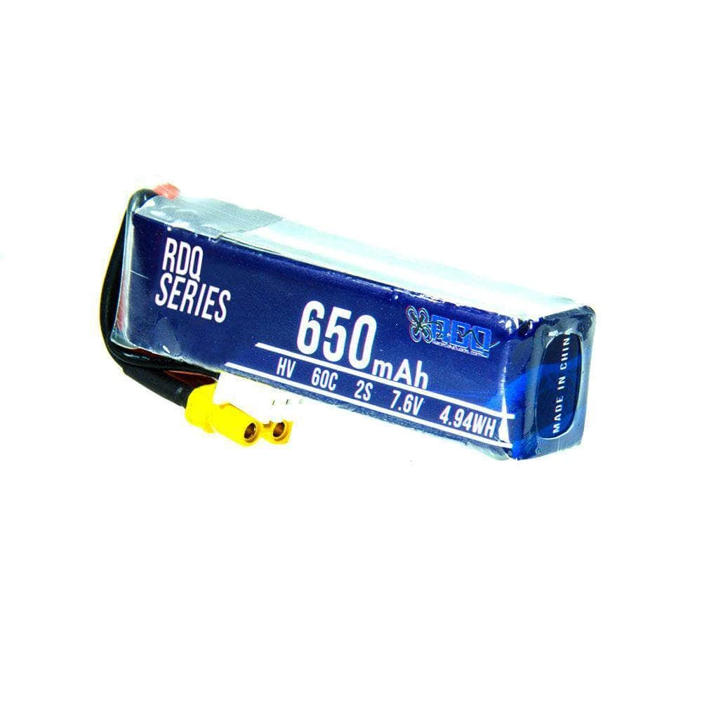 RDQ Series 7.6V 2S 650mAh 60C LiHV Micro Battery - XT30 4 RDQ Series 7.6V 2S 650mAh 60C LiHV Micro Battery - XT30 - Image 2