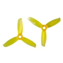 Gemfan WinDancer 3028 Tri-Blade 3" Prop 4 Pack (5mm/1.5mm Mounting) - Choose Your Color -Emax Shop windancer 3028 yellow